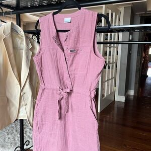 Columbia Mauve Sleeveless Midi Dress